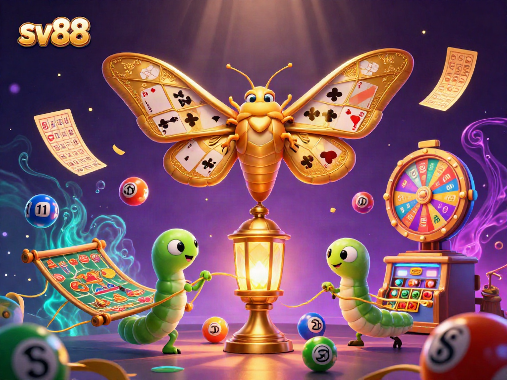 Experience thrilling gameplay at sv88 with vibrant casino elements and engaging characters.